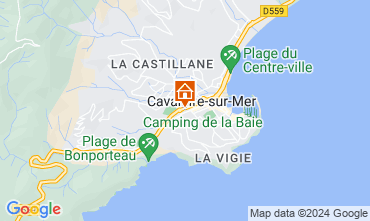 Mapa Cavalaire-sur-Mer Apartamentos 93859