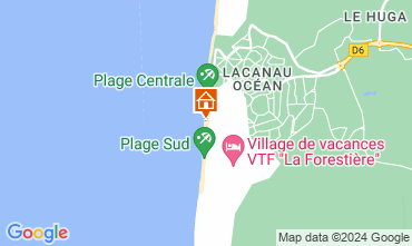 Mapa Lacanau Apartamentos 6710