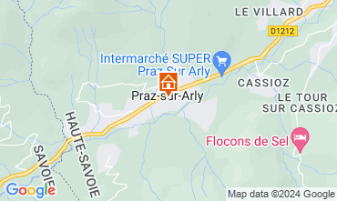 Mapa Praz sur Arly Estdio 2297