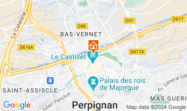 Mapa Perpignan Apartamentos 127936
