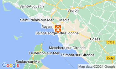 Mapa Saint Georges de Didonne Estdio 114678
