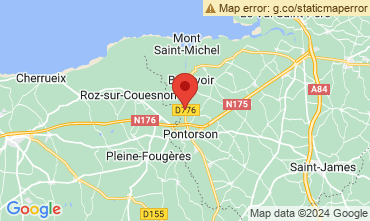 Mapa Monte Saint-Michel Roulote 129087