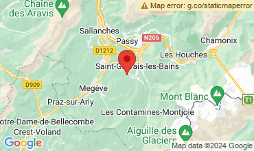 Mapa Saint Gervais Mont-Blanc Chal 116854