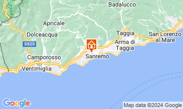 Mapa Sanremo Apartamentos 108359