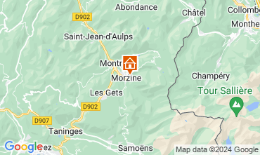 Mapa Morzine Apartamentos 1959