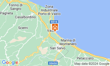 Mapa Vasto Apartamentos 46912