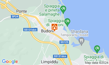 Mapa Budoni Apartamentos 127061