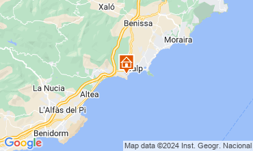 Mapa Calpe Vivenda 75907