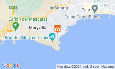 Mapa Calpe Vivenda 75907