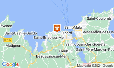 Mapa Dinard Casa de turismo rural/Casa de campo 114170