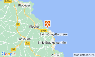 Mapa Saint Quay Portrieux Casa 59776