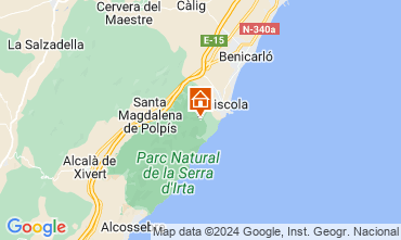 Mapa Penhíscola Casa 128290