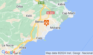 Mapa Benissa Vivenda 53480