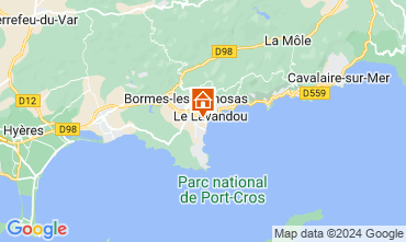 Mapa Le Lavandou Apartamentos 96032