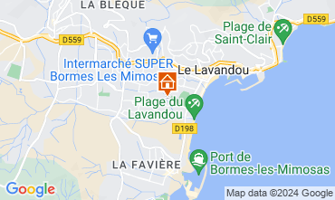 Mapa Le Lavandou Apartamentos 96032