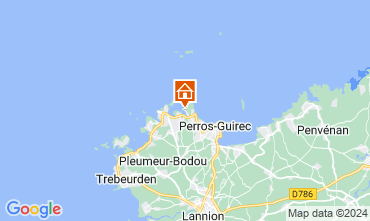 Mapa Perros-Guirec Estúdio 16295