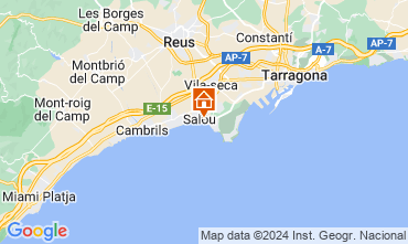 Mapa Salou Apartamentos 127519