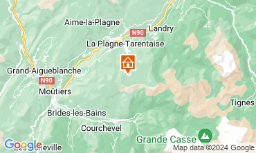 Mapa La Plagne Chal 118998