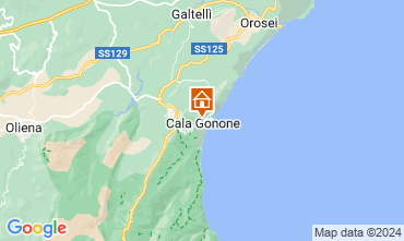 Mapa Cala Gonone Apartamentos 90605