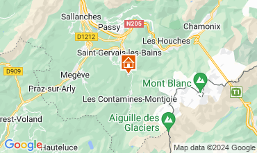 Mapa Saint Gervais Mont-Blanc Chal 116893