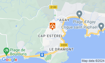 Mapa Agay Apartamentos 30834