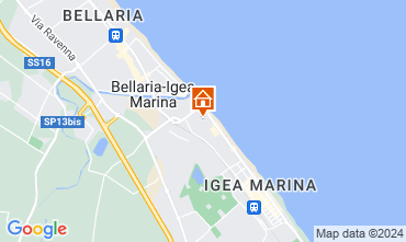 Mapa Bellaria Igea Marina Apartamentos 45702