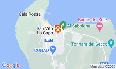 Mapa San Vito lo Capo Apartamentos 109302