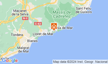 Mapa Tossa de Mar Vivenda 112326