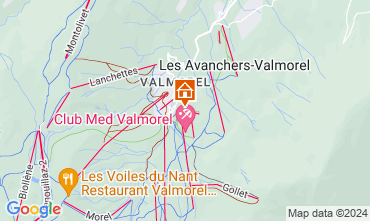 Mapa Valmorel Apartamentos 55934