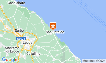 Mapa Lecce Apartamentos 98384