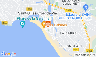 Mapa Saint-Gilles-Croix-de-Vie Apartamentos 98354