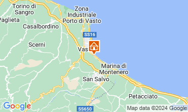 Mapa Vasto Apartamentos 76892