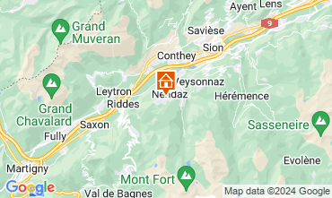 Mapa Haute-Nendaz Estdio 126209