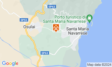 Mapa Santa Maria Navarrese Vivenda 110022