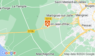 Mapa Saint-Jean-d'Illac Casa 121269
