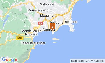 Mapa Cannes Apartamentos 45923