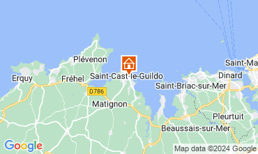 Mapa Saint Cast Le Guildo Apartamentos 125609