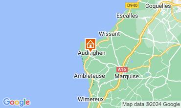 Mapa Audinghen Casa 125530