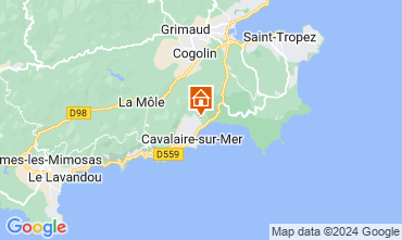 Mapa Cavalaire-sur-Mer Apartamentos 83249