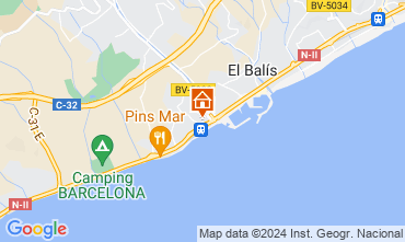 Mapa Barcelona Apartamentos 76574