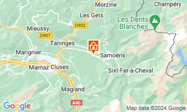 Mapa Morillon Grand Massif Apartamentos 91018