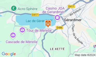 Mapa Gérardmer Chalé 129194