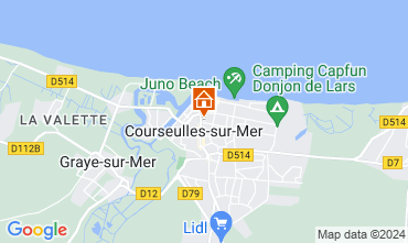 Mapa Courseulles-sur-Mer Apartamentos 99204