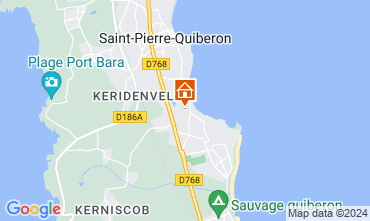 Mapa Saint Pierre Quiberon Vivenda 81399
