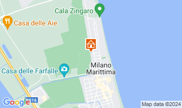 Mapa Milano Marittima Apartamentos 124931