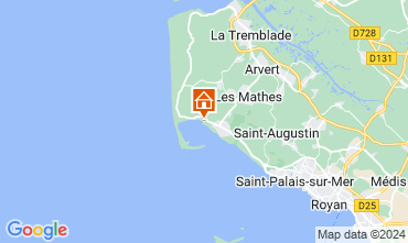 Mapa Les Mathes Mobil Home 125956