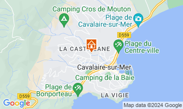 Mapa Cavalaire-sur-Mer Vivenda 123584