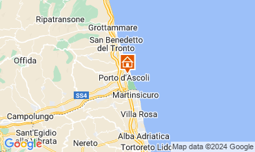 Mapa San Benedetto del Tronto Apartamentos 43666