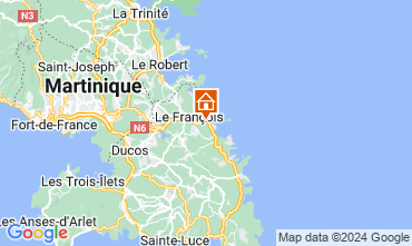 Mapa Le Franois Bungalow 117034