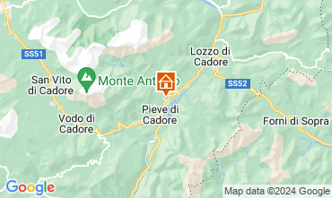 Mapa Cortina d'Ampezzo Apartamentos 26458